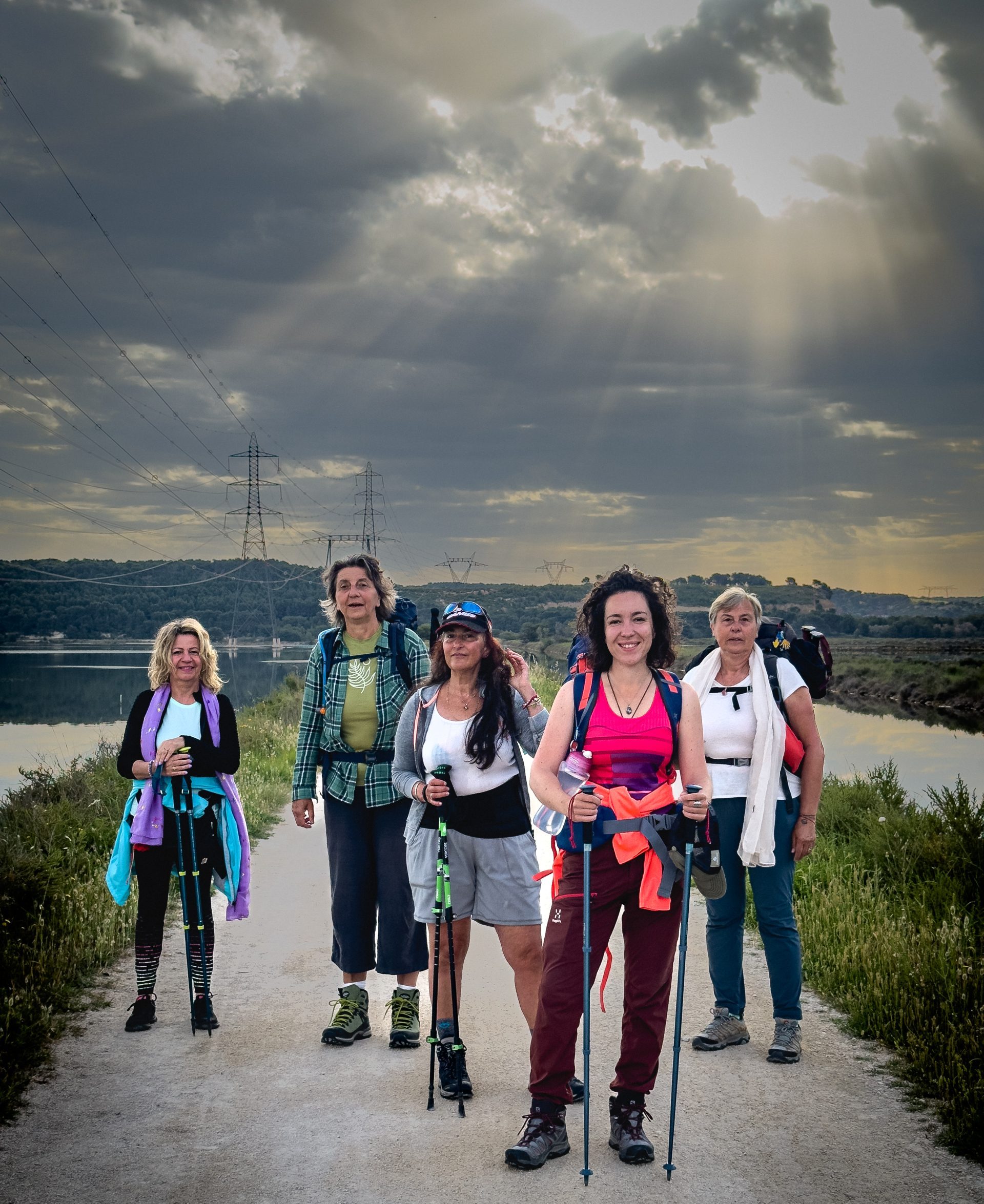 marche entre femmes sur la via magdalena